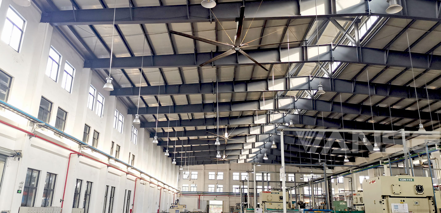 中國(guó)航天加工車間工業(yè)大風(fēng)扇